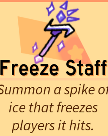 Freeze Staff Roblox Super Bomb Survival Wiki Fandom - hit effect roblox
