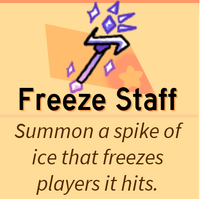 Freeze Staff Roblox Super Bomb Survival Wiki Fandom