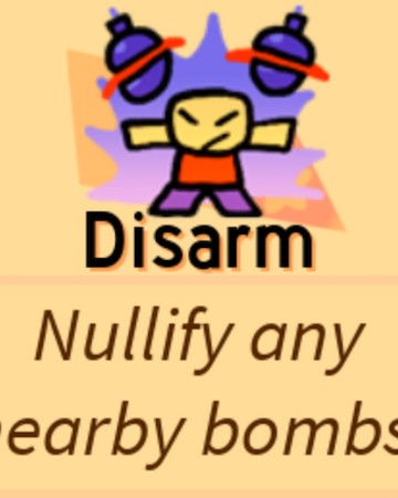 Disarm Roblox Super Bomb Survival Wiki Fandom
