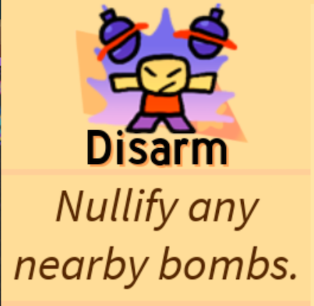 disarm airstrike