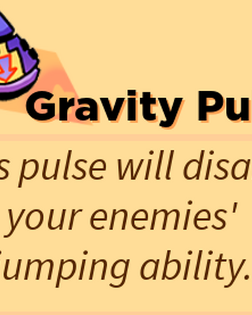 Gravity Pulse Roblox Super Bomb Survival Wiki Fandom - super bomb survival roblox wiki