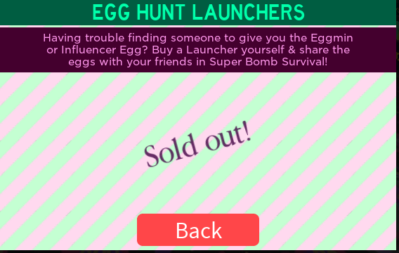 Egg Hunt 2019 Roblox Super Bomb Survival Wiki Fandom - roblox egg hunt 2019 influencer egg