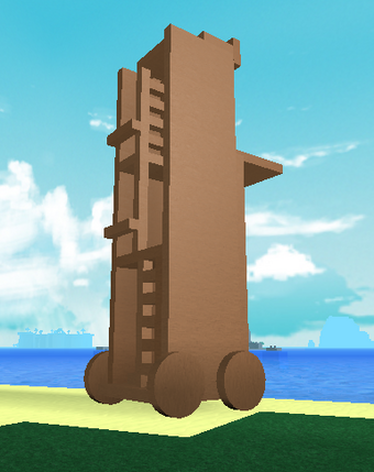 Siege Tower Roblox Survival Beginnings Wiki Fandom - vehicles roblox survival beginnings wiki fandom powered