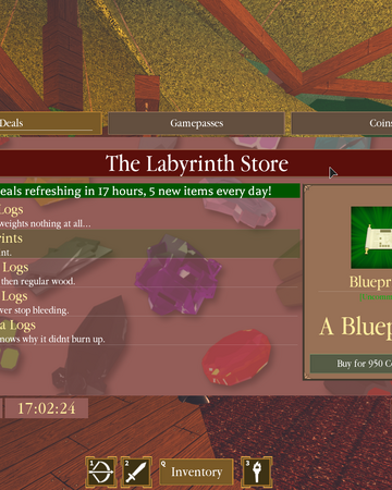 Blueprint Roblox The Labyrinth Wiki Fandom - the game of nothing roblox