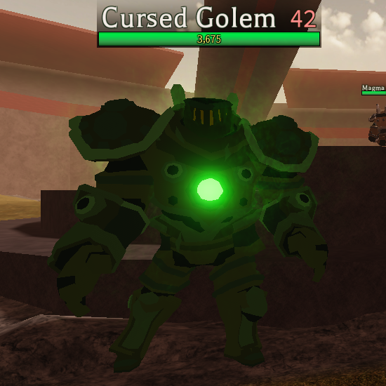 Cursed Golem Roblox The Lords Of Nomrial Wiki Fandom - cursed roblox games