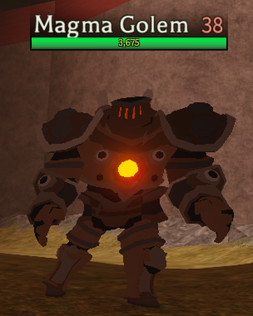 Magma Golem Roblox The Lords Of Nomrial Wiki Fandom - magma roblox