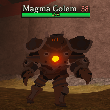 Magma Golem Roblox The Lords Of Nomrial Wiki Fandom - all lords games on roblox