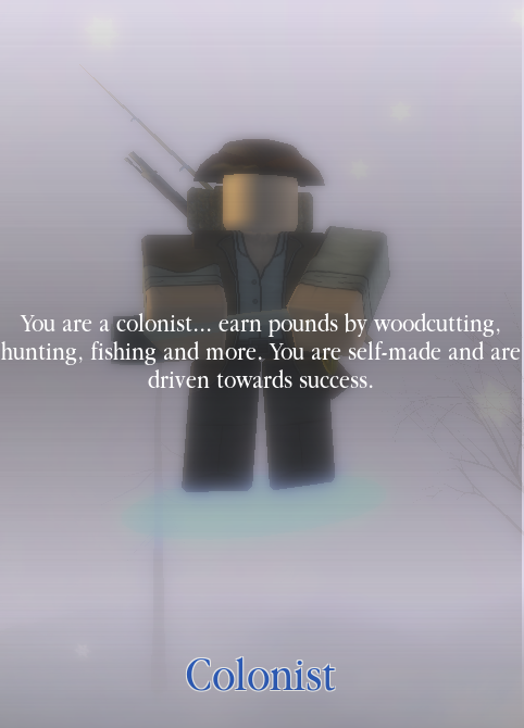 Colonist Roblox The Northern Frontier Wiki Fandom - best way to farm pounds the northern frontier roblox
