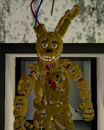 Springtrap Roblox The Pizzeria Rp Remastered Wiki Fandom - freddy fright pizzeria roleplay remastered roblox