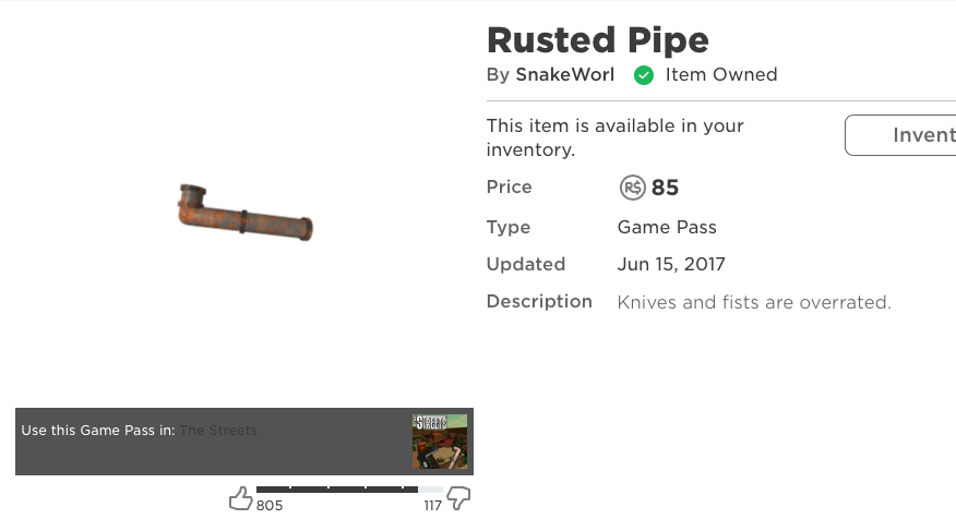 Roblox Inventory Price