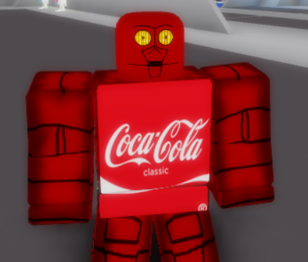 Advertisement Droid Roblox Timelines Wiki Fandom - old coke add on a shirt roblox