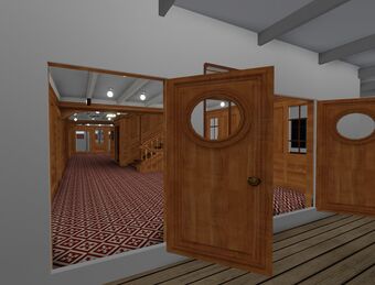 Second Class Staircase Roblox Titanic Wiki Fandom - update roblox titanic codes