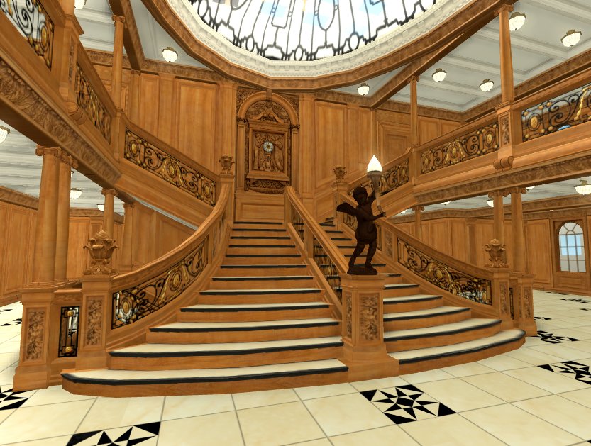 Grand Staircase Roblox Titanic Wiki Fandom - roblox titanic game wiki