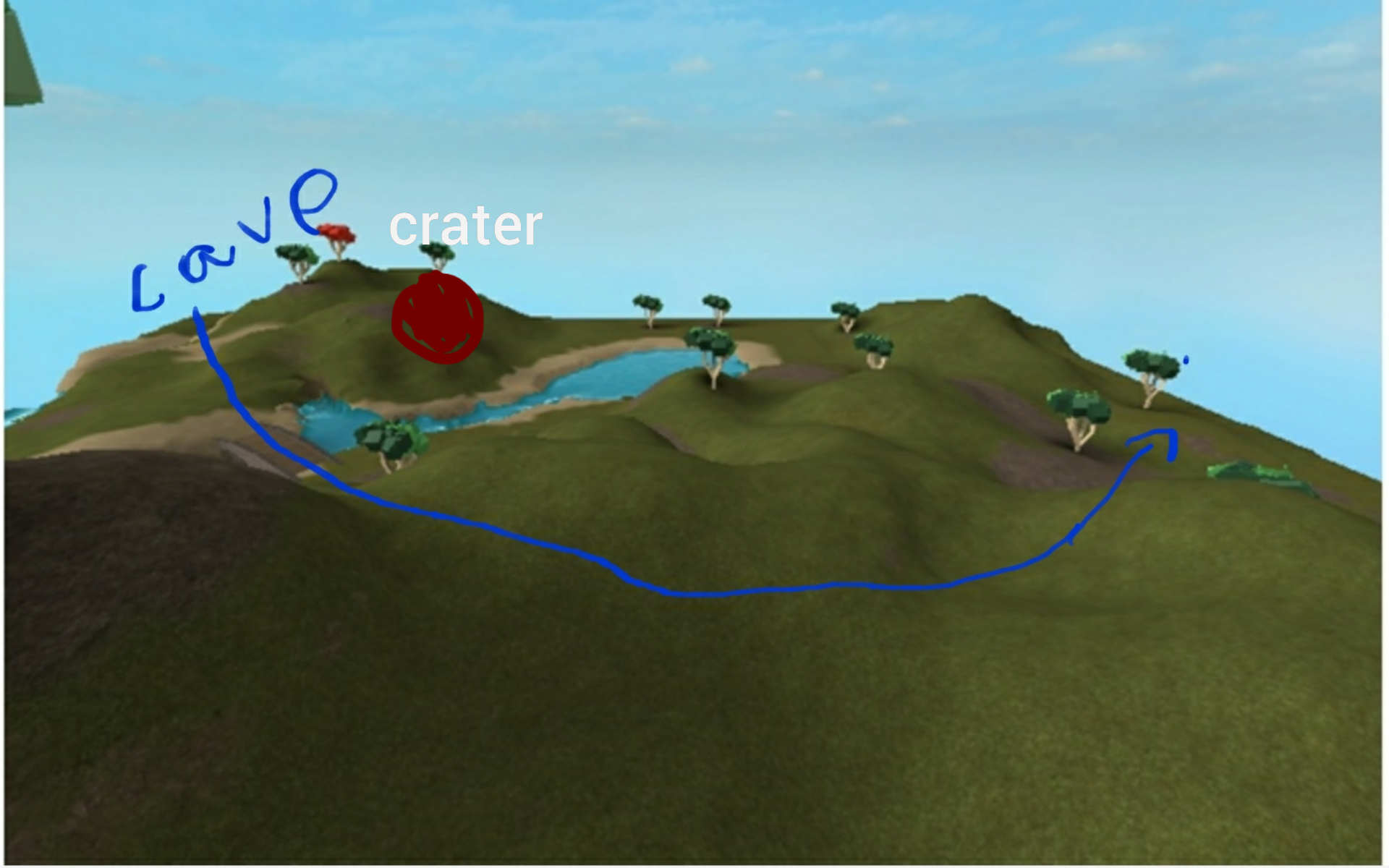 Meteor Crash Site Roblox Tower Battles Fan Ideas Wiki Fandom - smooth terrain island roblox