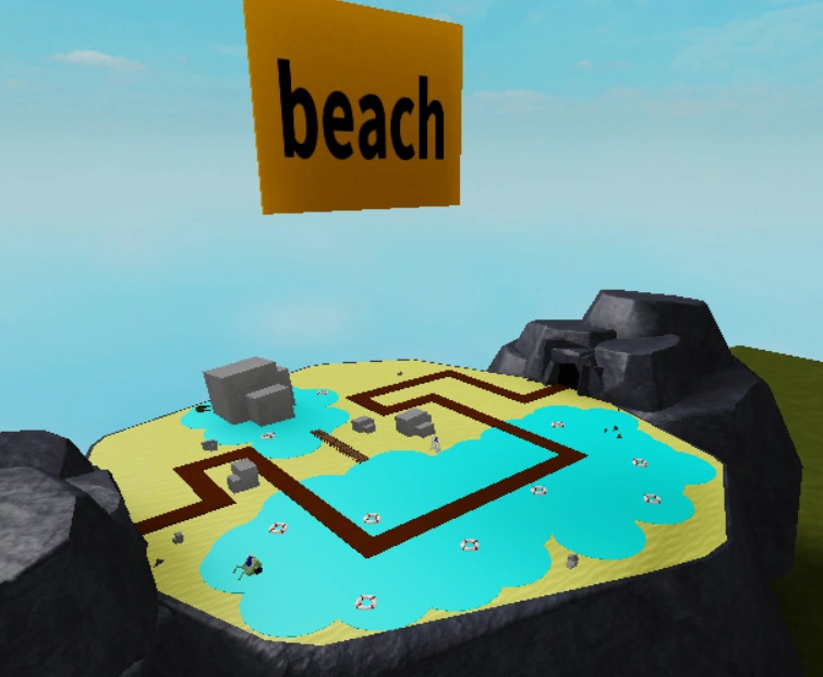 The Beach Roblox Tower Battles Fan Ideas Wiki Fandom - 