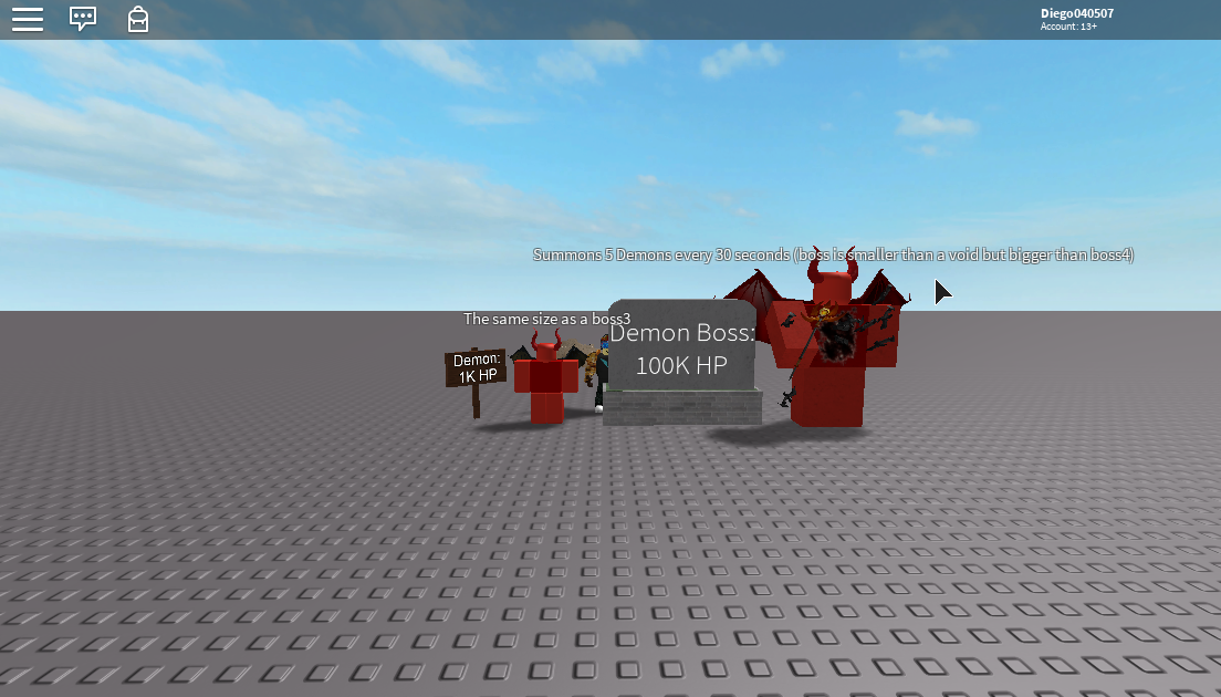 Demon Boss Roblox Tower Battles Fan Ideas Wiki Fandom - tower battles roblox strategy