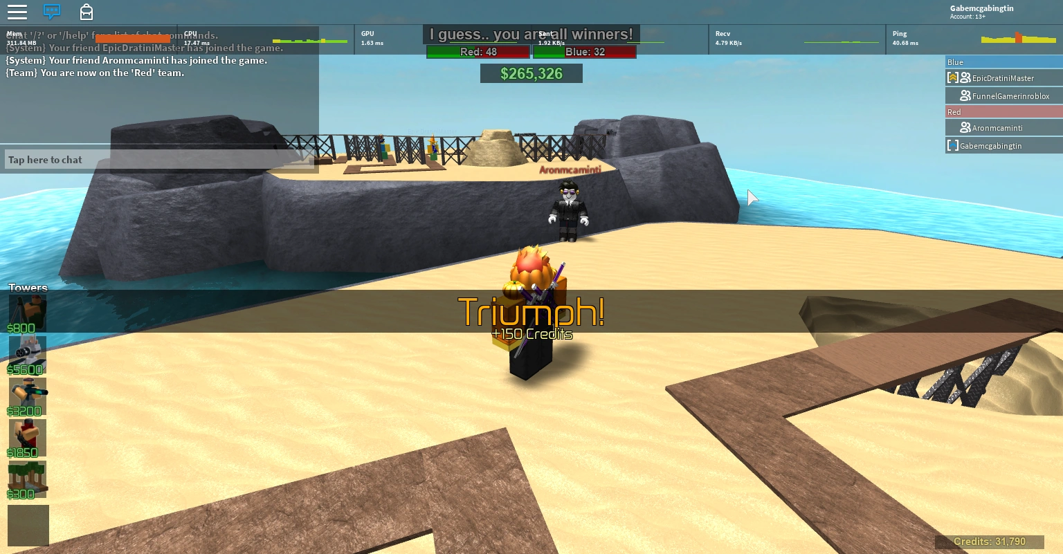 Triumph Roblox Tower Battles Wiki Fandom Powered By Wikia - 