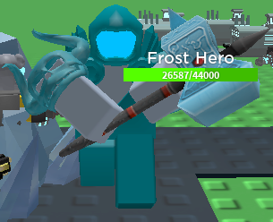 Frost Hero Roblox Tower Defense Simulator Wiki Fandom - all codes giant simulator arena update roblox