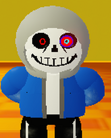 Dust Sans Roblox Undertale Monster Mania Wiki Fandom - sans with blue eye roblox