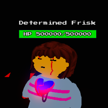Determined Frisk Roblox Undertale Monster Mania Wiki Fandom