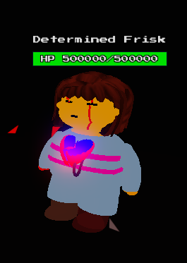 Determined Frisk Roblox Undertale Monster Mania Wiki Fandom - frisk or chara roblox