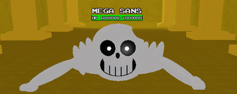 Mega Sans Roblox Undertale Monster Mania Wiki Fandom - sinz roblox undertale monster mania wiki fandom