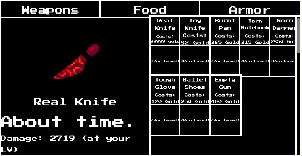 Weapons Roblox Undertale Monster Mania Wiki Fandom - hate chara roblox undertale monster mania wiki fandom