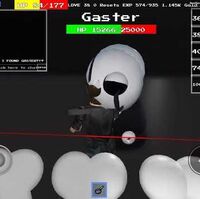 Gaster Roblox Undertale Monster Mania Wiki Fandom - hate chara roblox undertale monster mania wiki fandom