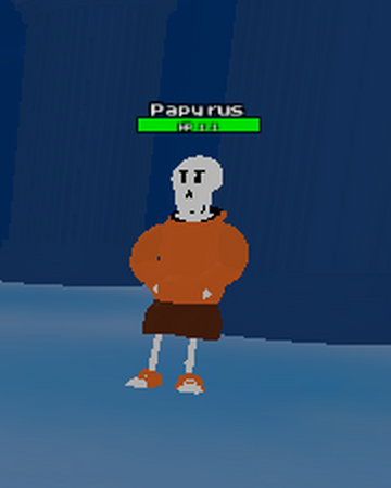 Underswap Papyrus Roblox Undertale Monster Mania Wiki Fandom - roblox undertale monster mania reborn gaster