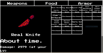 Real Knife Roblox Undertale Monster Mania Wiki Fandom
