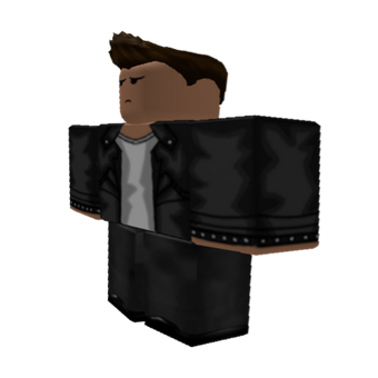 Roblox Black Jacket White Shirt