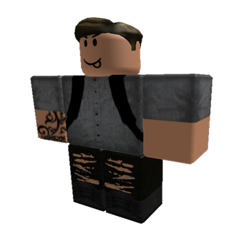 black ripped jeans roblox