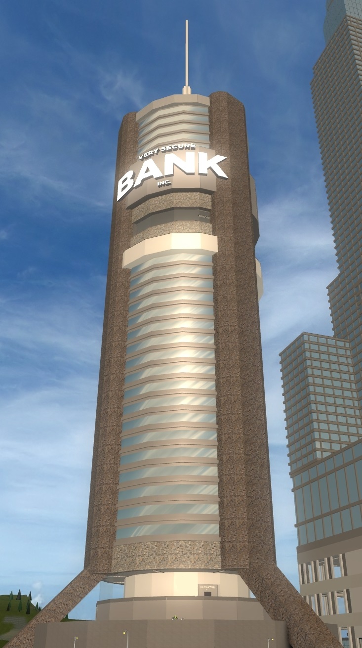 Bank Roblox Wanted Wiki Fandom - tall antenna roblox