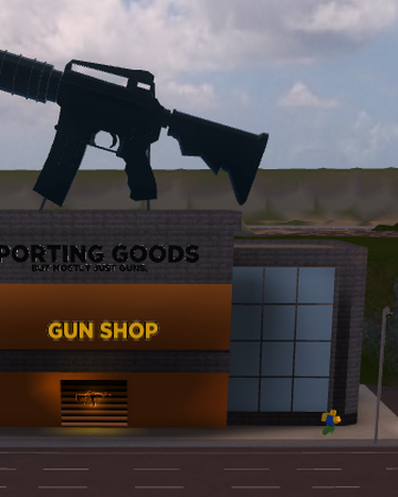 Gun Store Roblox Wanted Wiki Fandom - roblox jailbreak guns