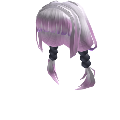 Dragon Pigtails In White To Purple Roblox Wikia Fandom