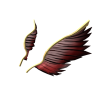 Crimson Ombre Wings Roblox Wikia Fandom