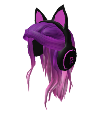 Roblox Black And Purple Hair