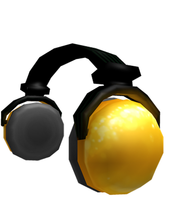 Yellow Headphones Roblox