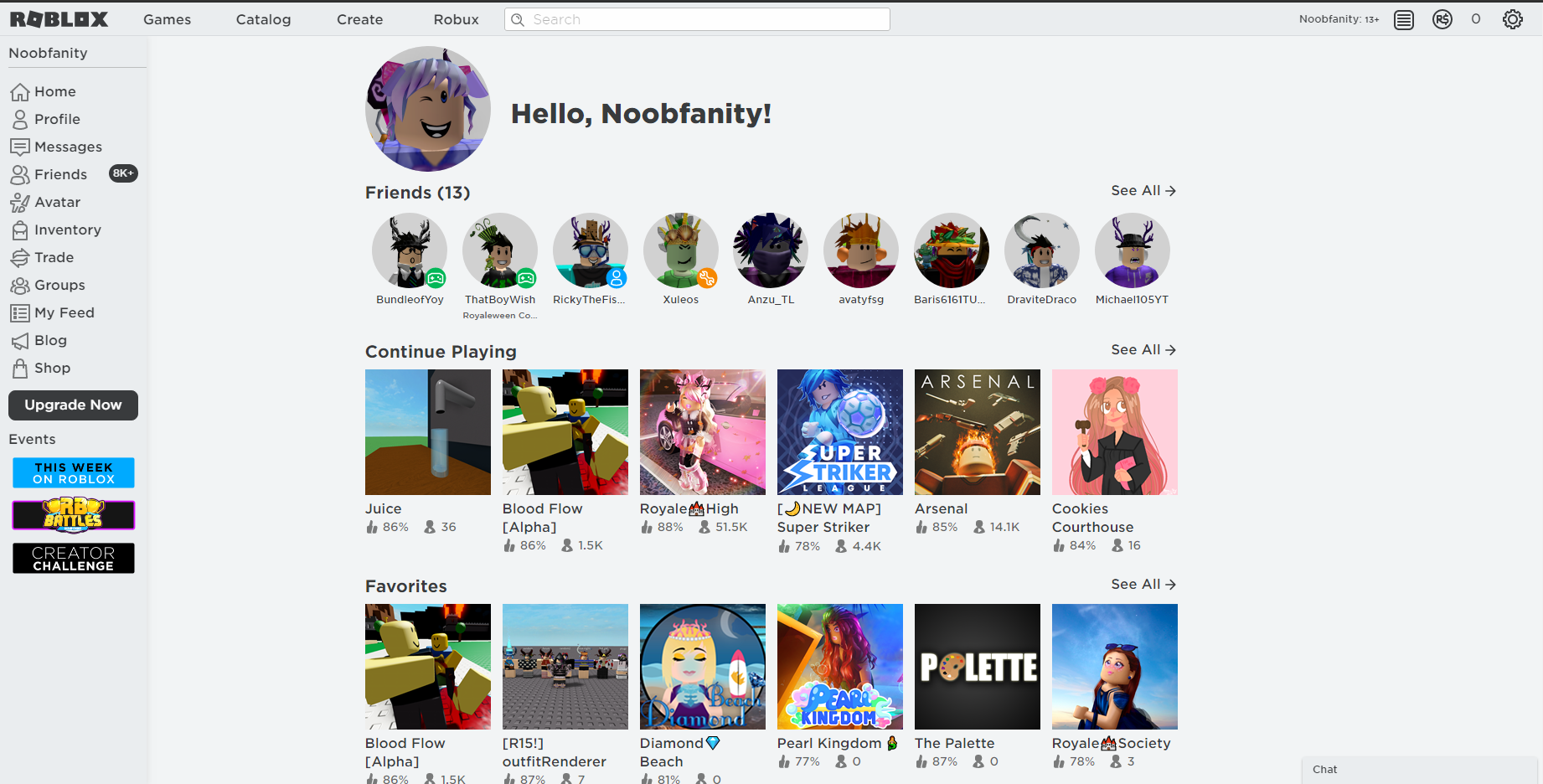 Roblox Homepage Login