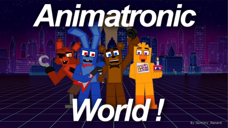 animatronic roblox games characters fnaf based gommy renard favorite wiki cb scale