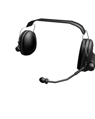 Black Tactical Headset Roblox