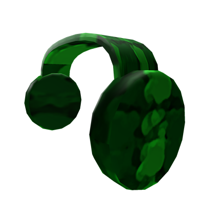 Roblox Green Headphones