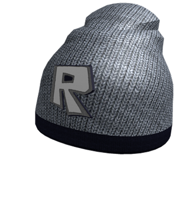 roblox r hat Gray R Logo Beanie Roblox Wikia Fandom