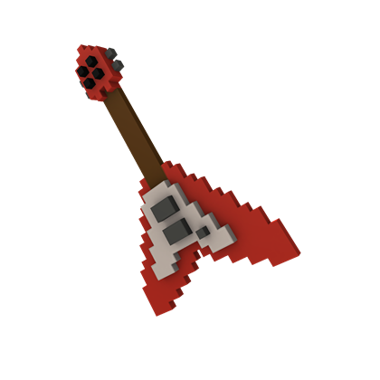 8 Bit Back Rocker Guitar Roblox Wikia Fandom - back 0 roblox