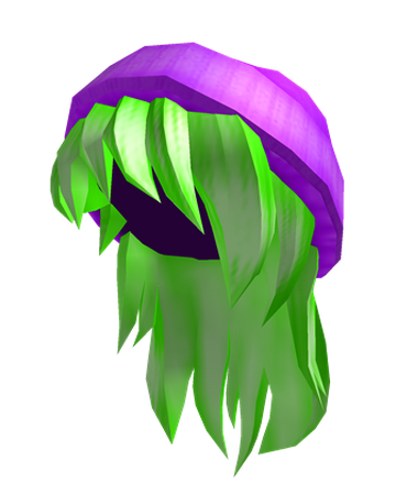 Purple Beanie With Neon Green Hair Roblox Wikia Fandom