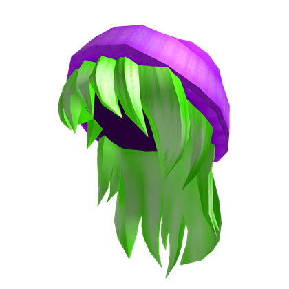 Purple Beanie With Neon Green Hair Roblox Wikia Fandom