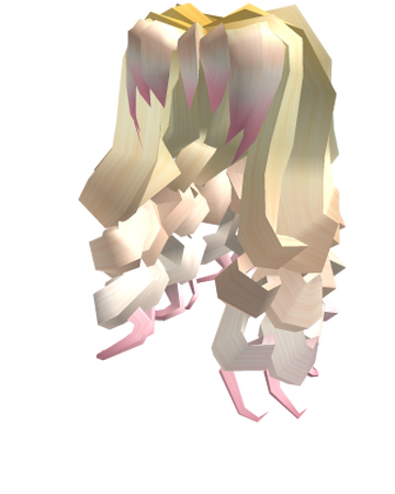 Blonde To Pink Curls Roblox Wikia Fandom - bomb pink roblox