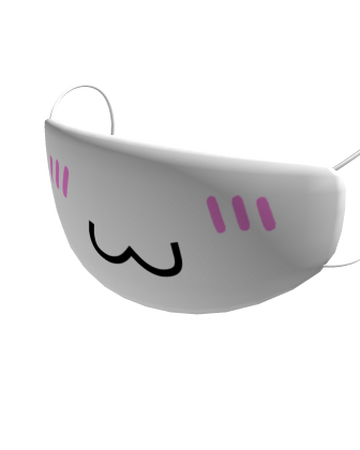 White Kawaii Face Mask Roblox Wikia Fandom