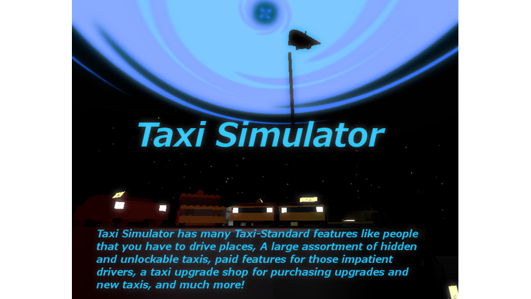 taxi simulator roblox hidden cars