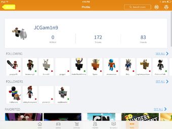 Roblox Profile My